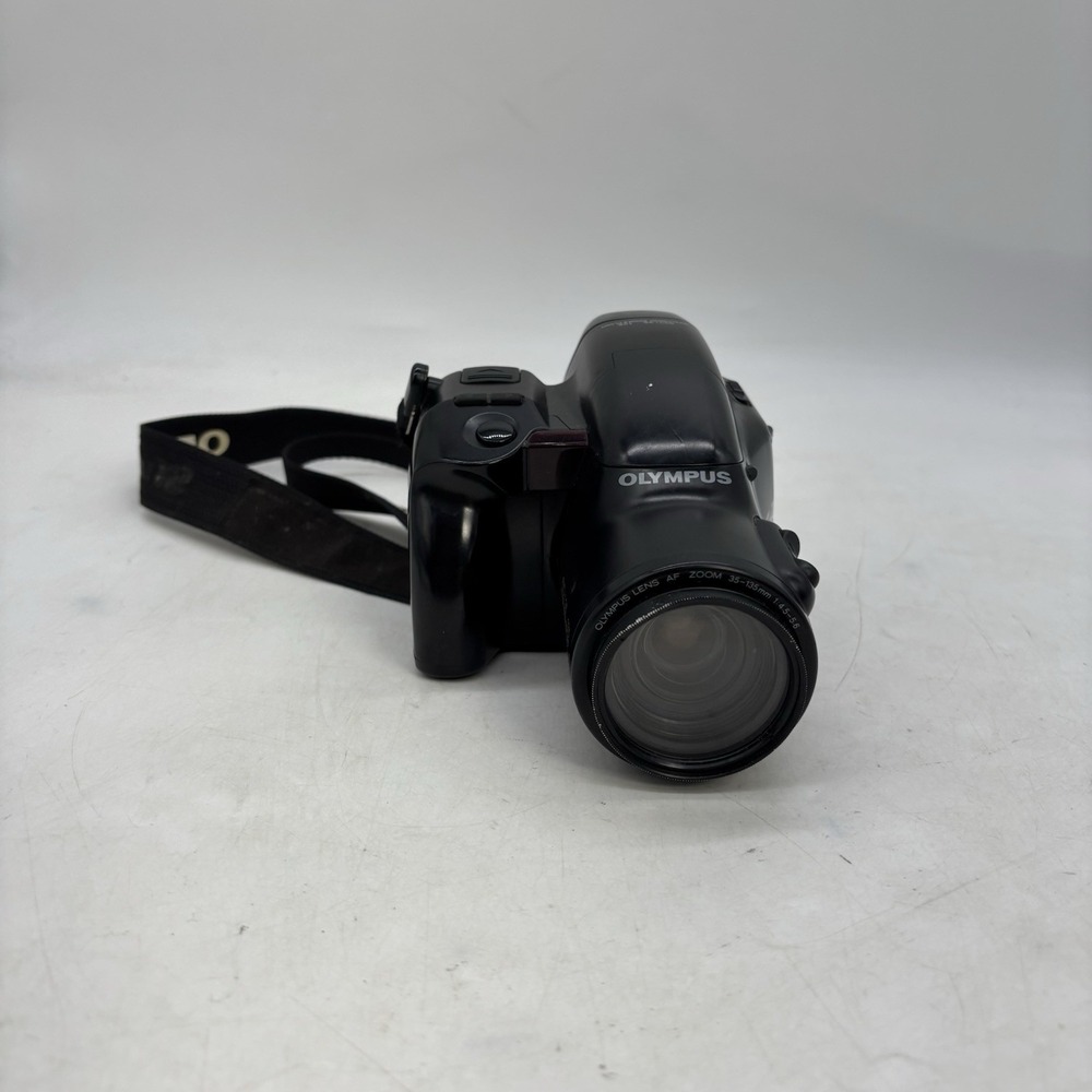 Olympus IS-2 35-135mm Zoom 35mm Film Camera Single Lens Reflex 1991 Untested